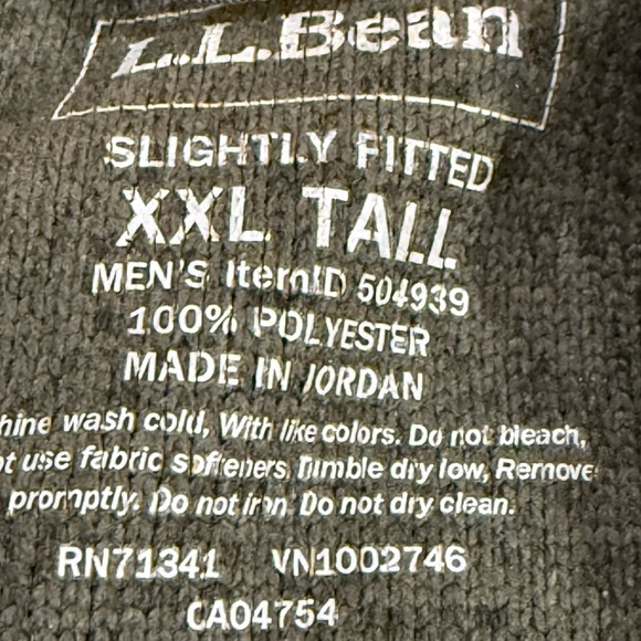 L.L Bean Jacket men’s size XXL-Tall - Picture 10 of 16